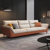 小户型科技布北欧简约客厅直排三人布艺乳胶网红沙发家具