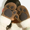 原创设计品牌熊掌手套2023冬季双层毛绒加长可爱爪子男女手套