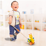 婴儿童推推乐推杆学步走路单，杆手推车木玩具3周岁，半1到2一0小宝宝
