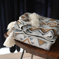 波西米亚印第安装饰沙发空调针织毯
