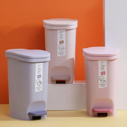 永声塑描保持开盖脚踏式垃圾桶家用客厅厨房厕所卫生间创意卫生桶