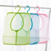 创意糖果色可挂式收纳网袋，多用途晒衣夹子网袋，厨房浴室多用挂袋