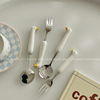 可爱小勺子叉子餐具，套装便携家用卡通高颜值陶瓷，ins风创意儿童
