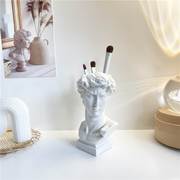 in风s装饰品北欧维纳斯，雕塑雕像桌面小摆件，创意化妆刷收纳桶笔筒