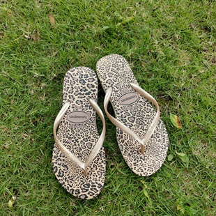 24巴西哈瓦那havaianas夏季沙滩防滑软底豹纹女士人，字拖鞋