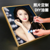 照片定制油画diy填充手工人物绘画真人情侣创意高级礼物装饰画