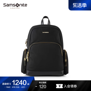 samsonite新秀丽(新秀丽)双肩包轻盈(包轻盈)女包13英寸电脑包商务通勤简约背包tw2