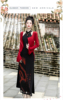 新中式国风复古改良旗袍连衣裙，两件套秋高级感小礼服裙不规则上衣