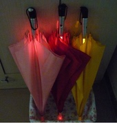 LED 发光雨伞艺术创意情侣伞个性晴雨伞创意雨伞
