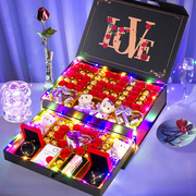 德芙巧克力礼盒七夕情人节礼物，送女友老婆零食，网红生日创意浪漫