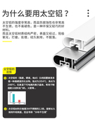 太空铝厨房置物架带抽屉微波炉电饭煲一体家用双层蒸烤箱收纳架子