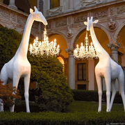 qeeboogiraffe意大利进口创意，长颈鹿装饰落地灯客厅酒店大堂照明