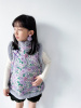 中式马甲女童冬紫色洋气国风上衣儿童拜年唐装旗袍薄棉坎肩上衣