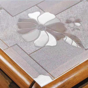透明桌布pc胶垫书桌，垫软玻璃写字台桌子，餐桌桌面台面保护膜布