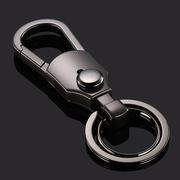 JOBON汽车钥匙扣男士不锈钢金属腰挂件个性简约锁匙扣高级钥匙链