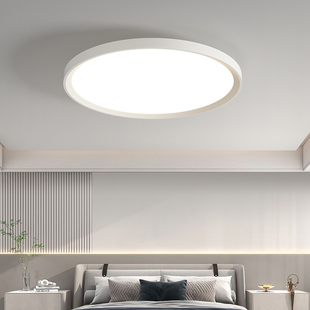 圆LED现代简约卧室灯极简创意三防过道阳台厨房卫生间书房吸顶灯