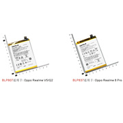BLP807 BLP837适用于OPPO电池Realme V5 Q2 Realme8 Pro