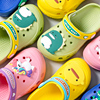 儿童拖鞋夏男童(夏男童)女童，小童卡通沙滩，凉拖防滑软底室内包头宝宝洞洞鞋