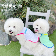 日本宠物服装夏季冷感，衣服犬猫通用中小型狗狗速干夜光衣