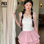 p&x设计师女装，2023夏季针织，背心823203326