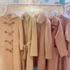 日本制古着vintage复古驼色系，厚实双面羊绒，羊毛宽松呢子大衣外套