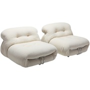 北欧河马艺术沙发，复古轻奢羊羔绒休闲懒人，躺椅意式简约单人沙发椅