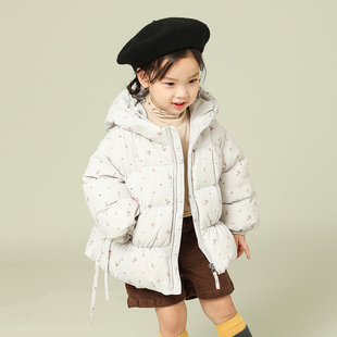 儿童女童加厚中长款羽绒服23冬季宝宝羽绒服洋气保暖加厚外套