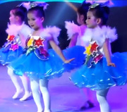 六一儿童快乐的小星星表演服可爱小公主幼儿舞蹈演出服女童蓬蓬裙