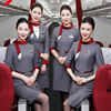 红土航空空姐制服，中袖七分袖职业女装连衣裙，秋美容师工作服气质