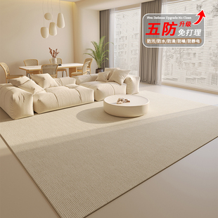 2024卧室床边毯轻奢，高级茶几客厅地毯，全铺大面积免洗可擦地垫