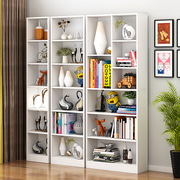 书架简易实木现代置物架经济型，客厅落地书柜，宜家储物柜收纳柜