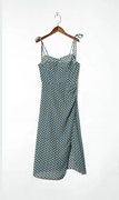 甜辣风裙子法式复古气质修身格子连衣裙设计感小众夏季显瘦吊带裙
