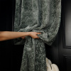 简约轻奢的高档雪尼尔窗帘，蓝色进口客厅卧室定制欧式美式别墅高窗