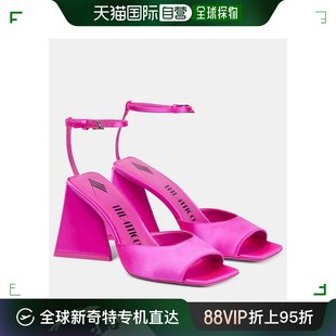香港直邮潮奢 The Attico 女士Piper fluo 85mm 高筒凉鞋