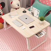 写作业桌子可升降简易折叠笔记本桌，床上用带抽屉懒人桌简约写字桌