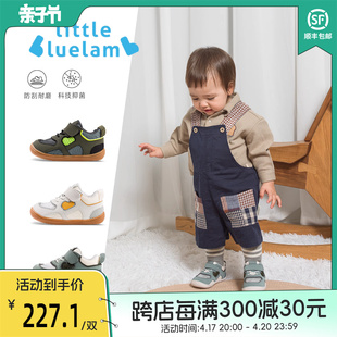 小蓝羊2024春季宝宝软底，防滑学步鞋，小童宝宝网面透气婴幼儿鞋
