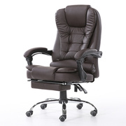。棕色电竞椅午休椅办公椅子老板椅职员椅可躺升降座椅人体工学椅