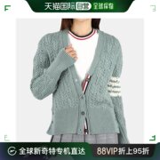 香港直邮thombrowne女士浅绿色针织外套fkc453a-y1024-350