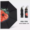 双层黑胶大花伞遮阳小黑伞，防晒防紫外线，雨伞女晴雨两用涂层太阳伞