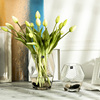 现代简约水立方台面花瓶客厅，书房花瓶摆件，餐桌立体菱形水培花瓶
