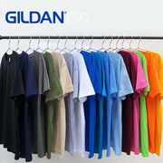 GILDAN吉尔丹76000纯棉纯色圆领T恤定制短袖工作服广告衫班服印字