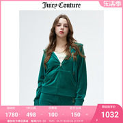 juicycouture橘滋外套，女春季美式休闲复古天鹅绒夹克