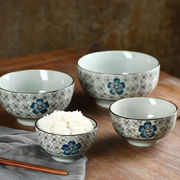 饭碗家用2024创意陶瓷米饭碗，釉下彩日式吃面碗大碗汤碗加厚