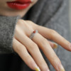 925纯银葫芦南红玛瑙戒指女小众设计2024中式国风食指戒