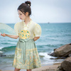 女童汉服马面裙套装幼儿园表演服儿童民族中式国风半袖夏季两件套