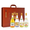 山西杏花村酒950ml*4瓶白玉+玫瑰，+竹叶青酒+汾酒套装清香四合汾酒