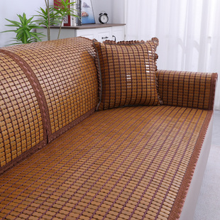 夏季麻将凉席沙发垫客厅，竹席坐垫防滑座垫，夏天款通用竹凉垫子