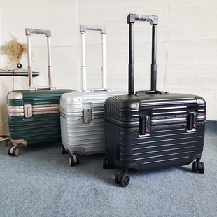 铝框16上翻盖拉杆箱18行李，登机箱横款男女，20旅行箱摄影机长箱23寸