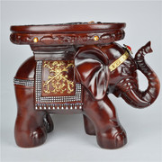 欧式大象换鞋凳创意红木家具凳子树脂工艺品摆件装饰品