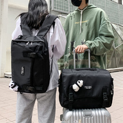 多用双肩包男休闲旅行斜跨背包，潮大学生书包女大容量15.6寸电脑包